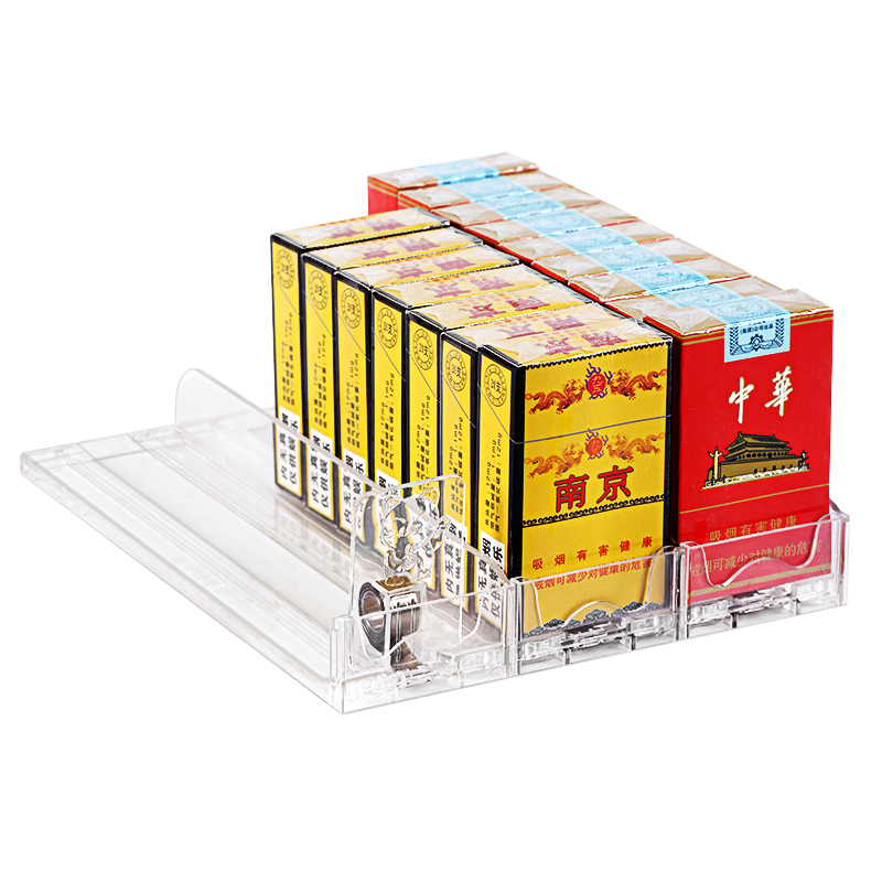 自动推烟器超市烟架子展示架卷烟推进器一体式便利店中支烟宽烟盒