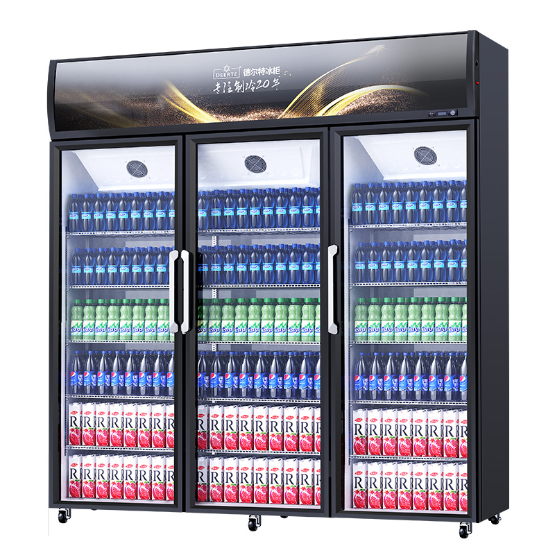 冷藏柜商用饮料展示柜立式单双三门保鲜柜冷柜超市啤酒柜冰箱冰柜
